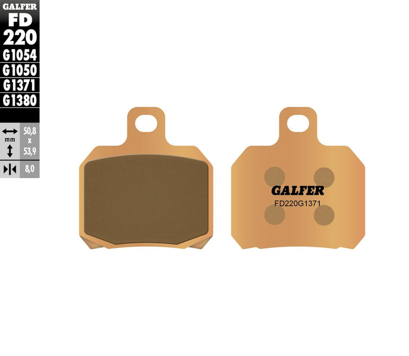 HH Sintered Brake Pads For Adiva AD 250 I.E. - 50.8 MM
