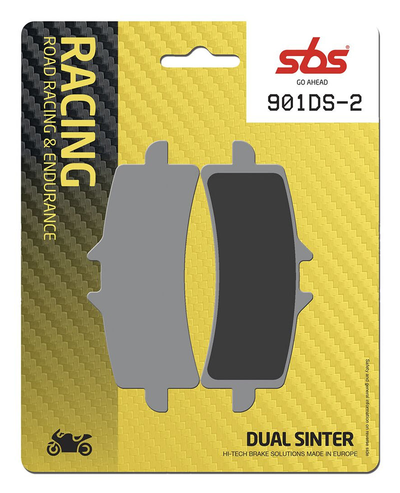 DS Dual Sintered Road Dynamic Racing Concept Hi-Tech Brake Pads For Triumph Thruxton 1200 R ABS 2017-2024