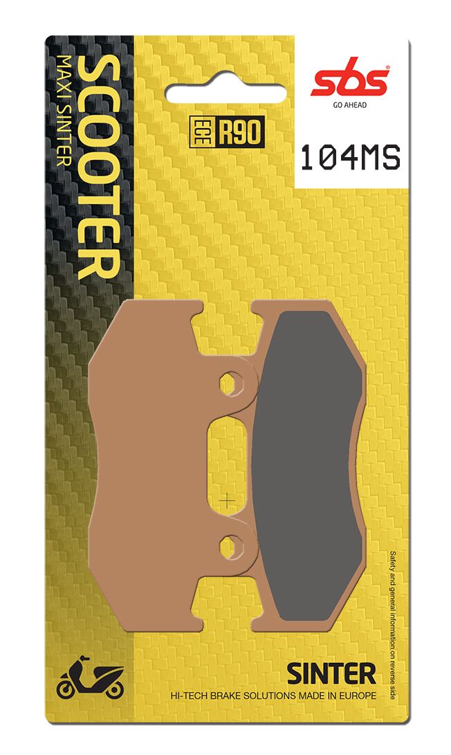 MS Scooter Maxi Sintered Brake Pads For Honda NES 125 - 80.9 MM