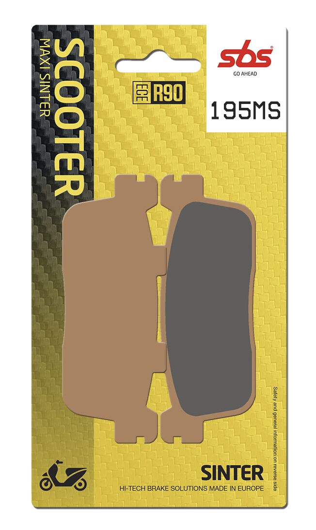 MS Scooter Maxi Sintered Brake Pads For Kymco K-XCT 125 I - 93.6 MM