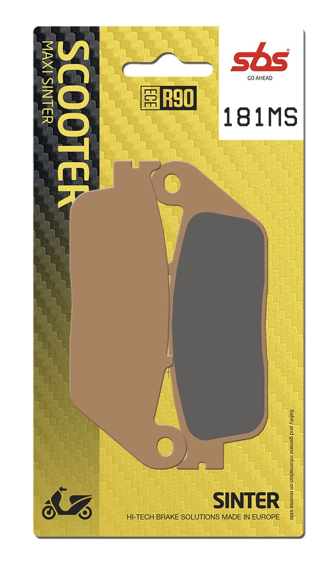 MS Scooter Maxi Sintered Brake Pads For Yamaha VP 125 - 102.1 MM