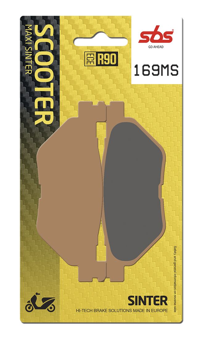 MS Scooter Maxi Sintered Brake Pads For Yamaha CP 250 - 99.6 MM