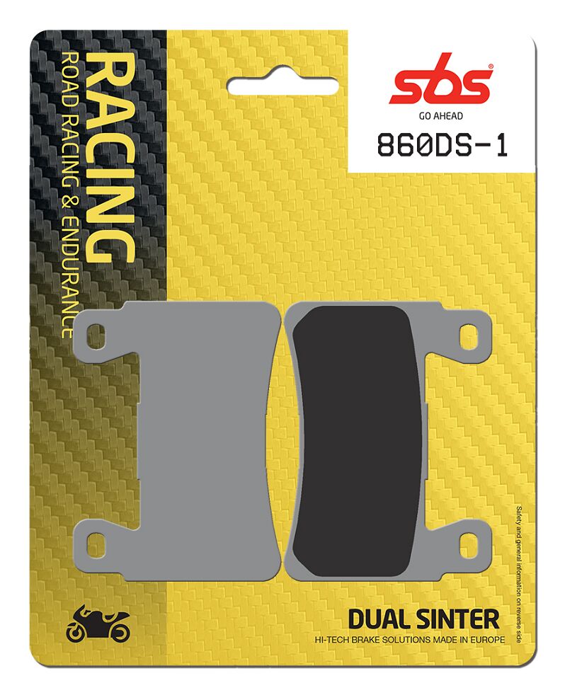 DS Dual Sintered Dynamic Racing Concept Brake Pads For Harley Davidson XR 1200 2008-2023