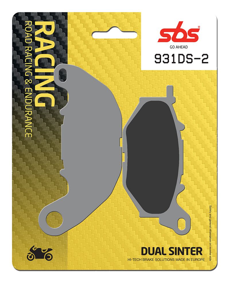 DS Racing Dual Sintered Brake Pads For Yamaha YZF-R25 2015-2023