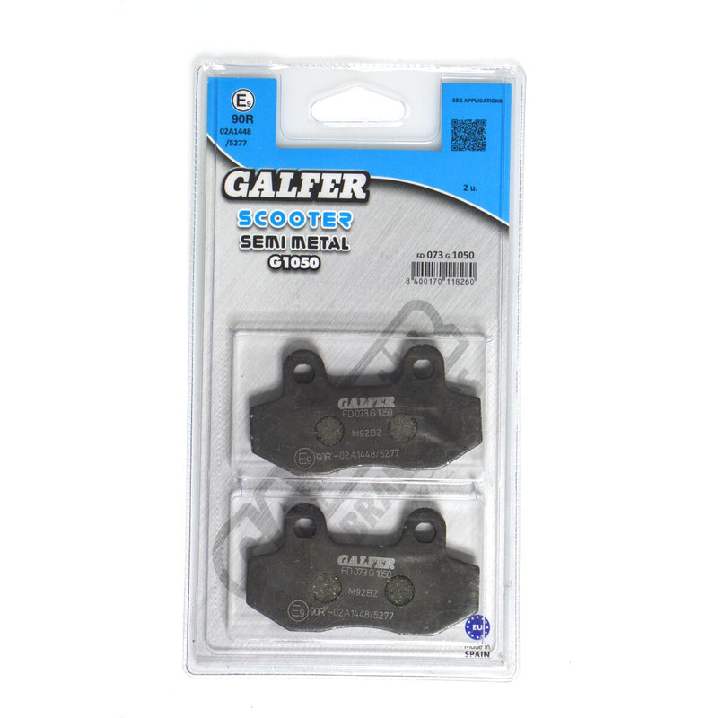 Semi-Metallic Brake Pads For Beta MINICross 150 R - 77.4 MM
