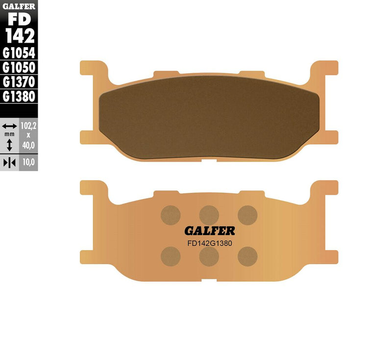 HH Sintered Brake Pads For CF Moto SR 250 ABS - 102.2 MM