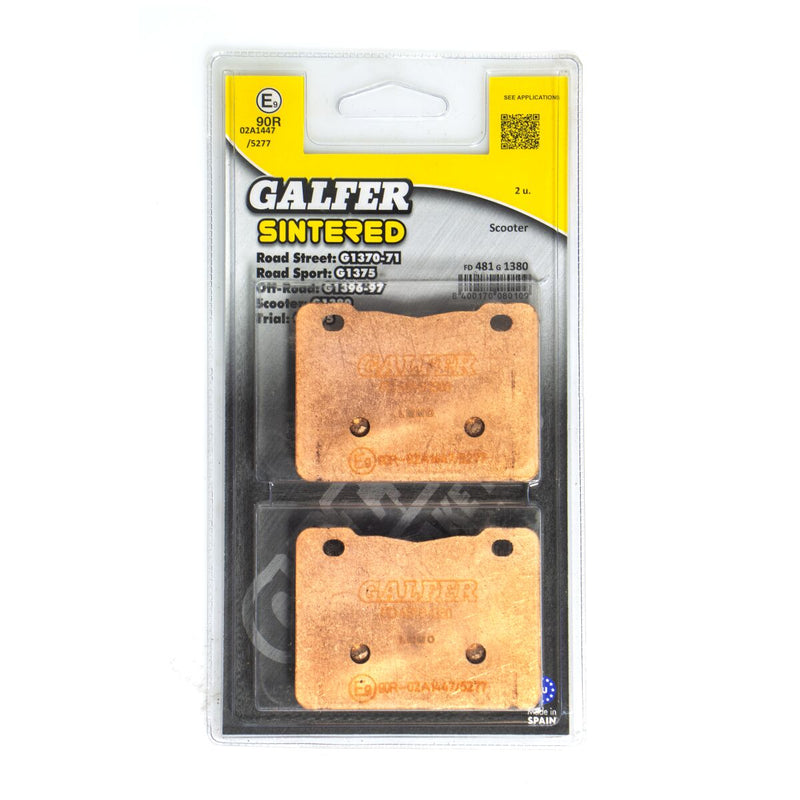 HH Sintered Brake Pads For SYM MAXSYM 400 I ABS - 72.5 MM