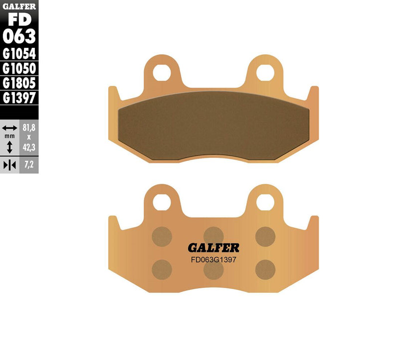 HH Sintered Brake Pads For Honda ATC 250 R LC