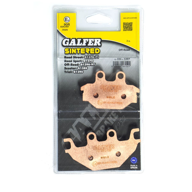 HH Sintered Brake Pads For Can AM (BRP) DS 250 2X4