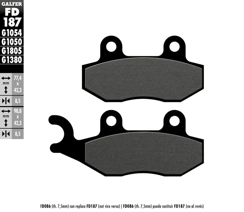 Semi-Metallic Brake Pads For Aeon Urban 125