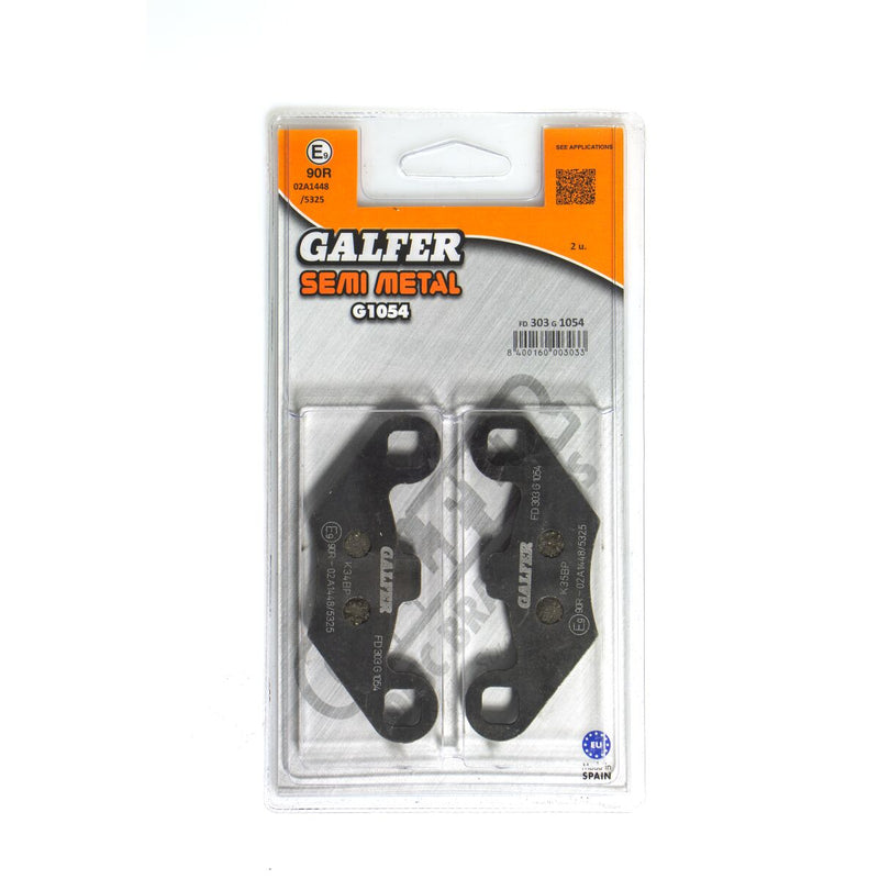 Semi-Metallic Brake Pads For Polaris Big Boss 250 4X6