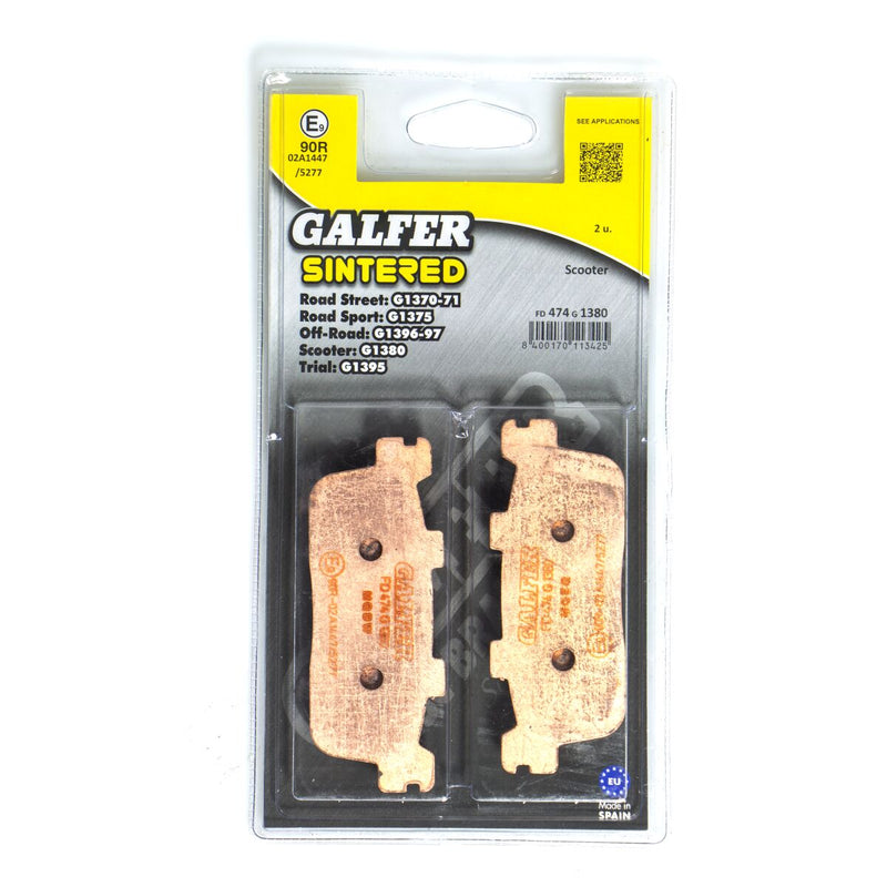 HH Sintered Brake Pads For Kymco K-XCT 125 I - 94.0 MM