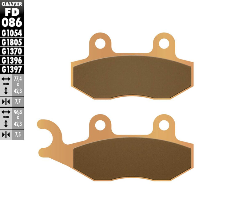 HH Sintered Brake Pads For Beta RX 450