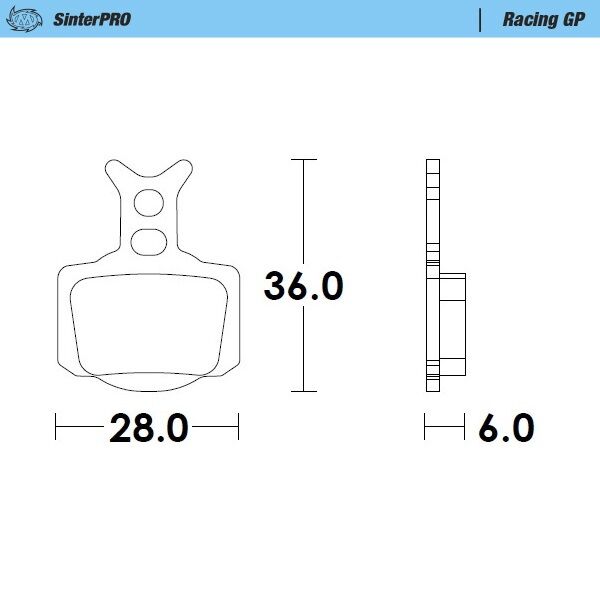 Racing GP SinterPRO Offroad Brake Pads For GasGas MC-E 3 - 36 MM