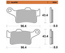 RoadPro Sintered Metal Brake Pads For Harley Davidson FLHTCUTG 1750 ABS 2019 - 96.4 MM