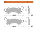 RoadPRO Sinder Brake Pad Rear For Honda GL 1800 2014-2015 - 118.1 MM