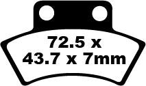 TT Sport Carbon Fusion Brake Pads | Vendor No FA232TT