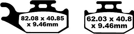 TT Sport Carbon Fusion Brake Pads | Vendor No FA317TT