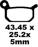 TT Sport Carbon Fusion Brake Pads | Vendor No FA325TT