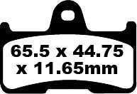 TT Sport Carbon Fusion Brake Pads | Vendor No FA344TT