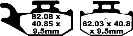 TT Sport Carbon Fusion Brake Pads | Vendor No FA428TT