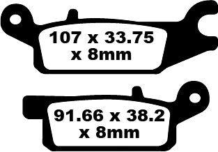 TT Sport Carbon Fusion Brake Pads | Vendor No FA443TT