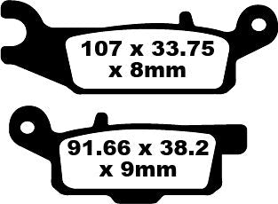 TT Sport Carbon Fusion Brake Pads | Vendor No FA446TT