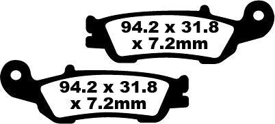 TT Sport Carbon Fusion Brake Pads | Vendor No FA450TT