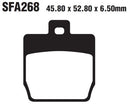 SFA Series Organic Scooter Brake Pads | Vendor No SFA268