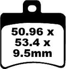 SFA Series Organic Scooter Brake Pads | Vendor No SFA298