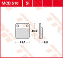 All Round Sintered Metal Brake Pads For Beeline MEMORY 125 CBS 2019 - 41.1 MM