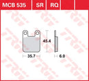 All Round Sintered Metal Brake Pads For Aprilia CLIMBER 280 R 1993-1995 - 35.7 MM