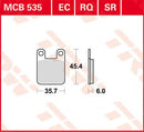 All Round Sintered Metal Brake Pads For Aprilia CLIMBER 280 R 1993-1995 - 35.7 MM