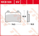 All Round Sintered Metal Brake Pads For Yamaha FJ 1200 1988-1996 - 74.3 MM