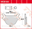 All Round Sintered Metal Brake Pads For Harley Davidson FLSTC 1340 1990 - 62 MM