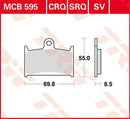 All Round Sintered Metal Brake Pads For Indian CHIEF 111 ABS 2014-2017 - 69.8 MM