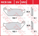 All Round Sintered Metal Brake Pads For Cagiva GRAN CANYON 900 1999-2000 - 38.9 MM