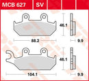 All Round Sintered Metal Brake Pads For Yamaha XT 500 E 1990-2002