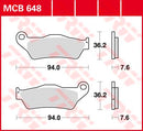 All Round Sintered Metal Brake Pads For Aprilia MX 125 2004-2007 - 94 MM