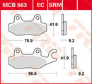 All Round Sintered Metal Brake Pads For CF Moto CF 400 NK ABS 2017 - 41.9 MM