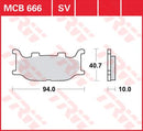 All Round Sintered Metal Brake Pads For Italjet JUPITER 125 2003 - 40.7 MM