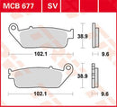 All Round Sintered Metal Brake Pads For Honda CB 500 F 2013-2017 - 102.1 MM