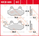 All Round Sintered Metal Brake Pads For Aeon ELITE 125 2012-2016 - 41.9 MM