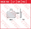 All Round Sintered Metal Brake Pads For Aprilia ETV 1000 2001-2003 - 53.2 MM