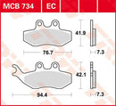 All Round Sintered Metal Brake Pads For AJP PR3 125 2010-2012