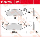 All Round Sintered Metal Brake Pads For Honda ANF 125 2007-2012