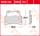 All Round Sintered Metal Brake Pads For Aprilia NA 850 2007-2012 - 68 MM