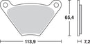 All Round Sintered Metal Brake Pads For Harley Davidson FL 1200 1975-1977 - 113.9 MM