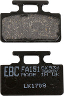 Organic Base "FA" Brake Pads - 62 MM | Vendor No FA151