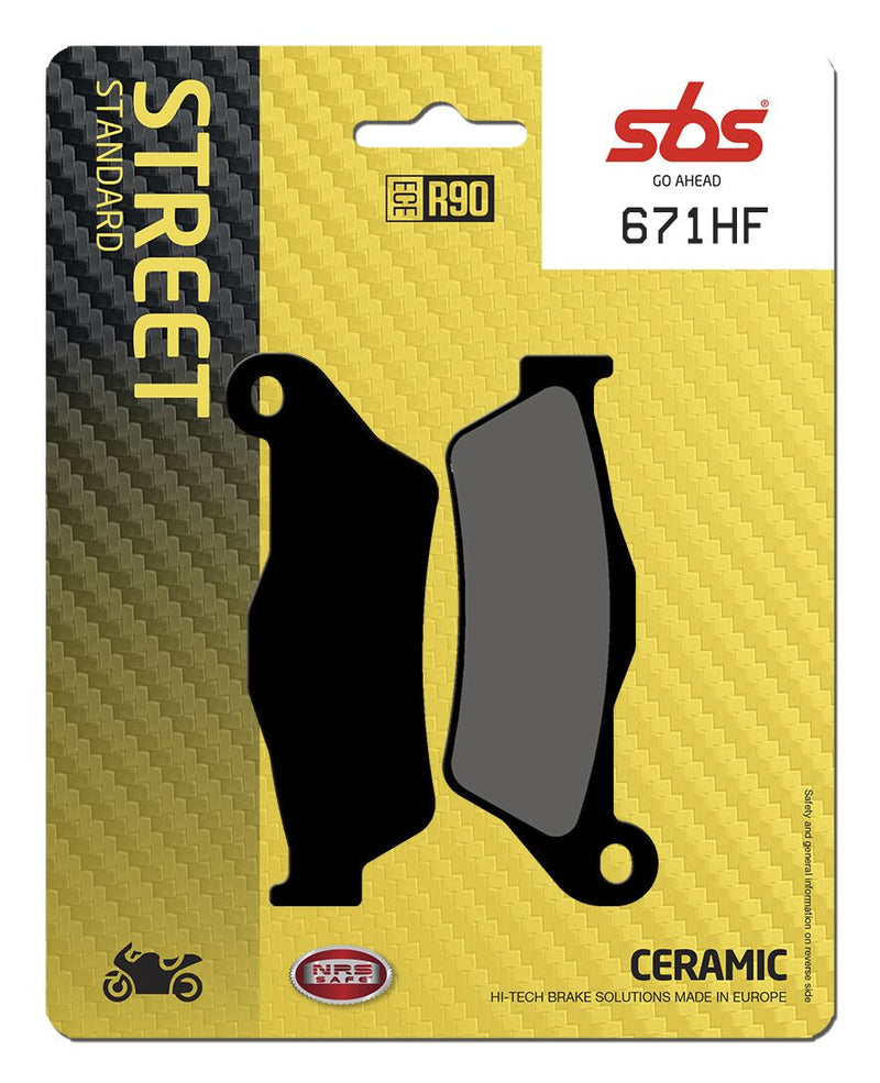 HF Street Ceramic Organic Brake Pads For Aprilia MX 125